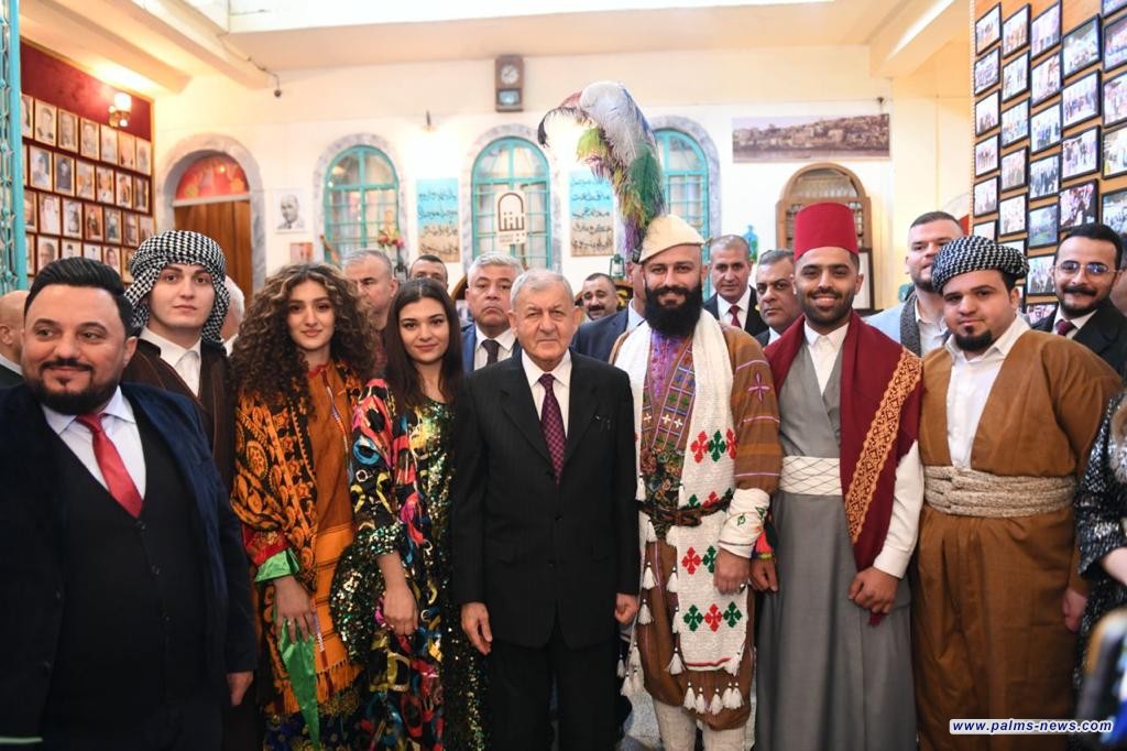 رئيس الجمهورية يشيد بمبادرات الحفاظ على تراث الموصل وعراقتها